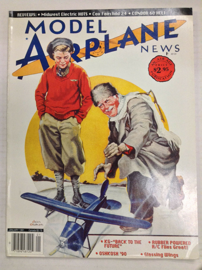 Model Airplane News Magazine KG Back To The Future January 1991 041517nonrh