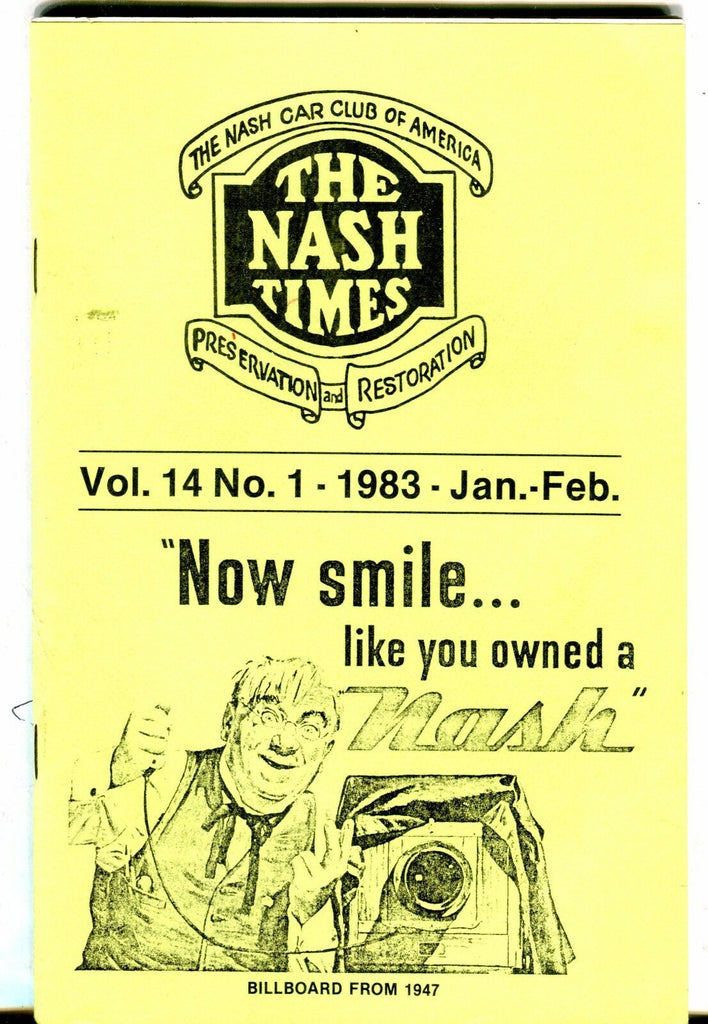 The Nash Times Jan./Feb. 1983 1947 Billboard EX 032017nonjhe