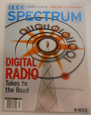 IEEE Spectrum Magazine Digital Radio & Satellites July 2001 FAL 061815R