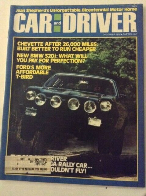 Car And Driver Magazine Chevette Better Ford T-Bird December 1976 061219nonrh