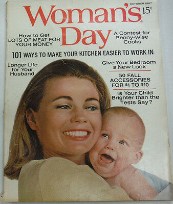 Woman's Day Magazine 101 Ways To Make your Kitchen Easier October 1967 071615R2