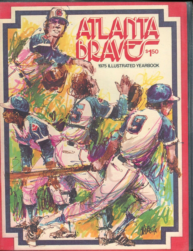 1975 Atlanta Braves Yearbook EX 010517jhe