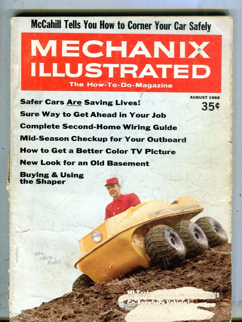 Mechanix Illustrated Magazine August 1968 Tom McCahill Corner 063017nonjhe2