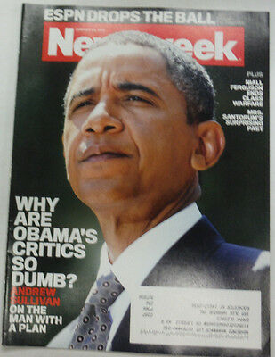 Newsweek Magazine Barack Obama & Niall Ferguson January 2012 051915R