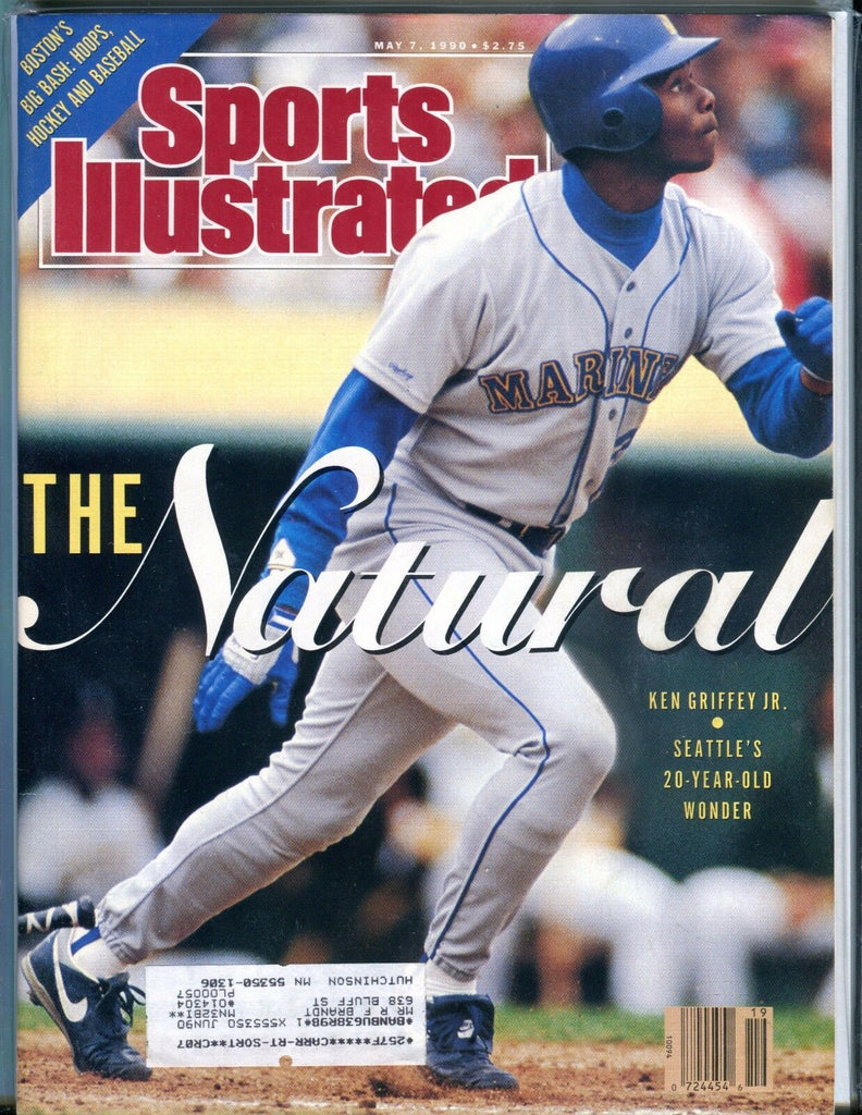 Sports Illustrated Magazine May 7 1990 Ken Griffey Jr. EX w/ML 051717nonjhe