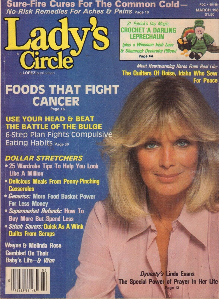 Lady's Circle Magazine March 1983 Linda Evans 091317nonjhe