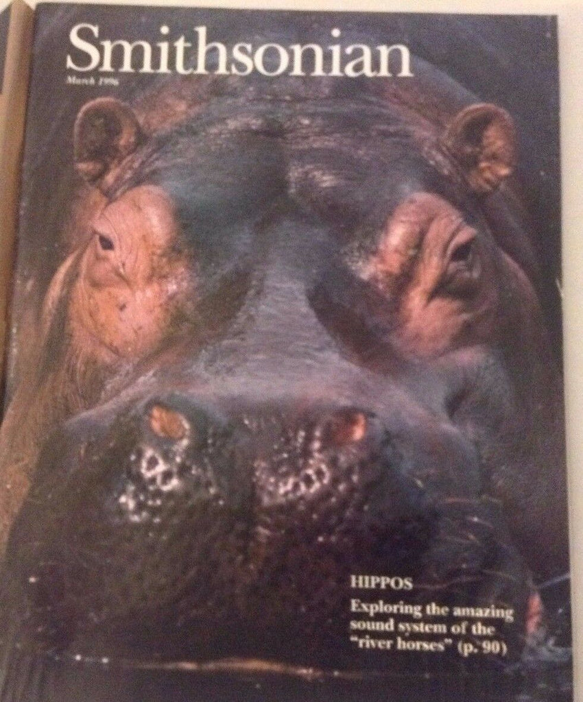 Smithsonian Magazine Hippos Exploring The Amazing March 1996 072917nonrh