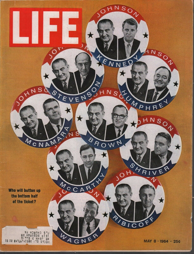 Life MagazineMay 8 1964 Lyndon B Johnson John F Kennedy JFK 080719AME