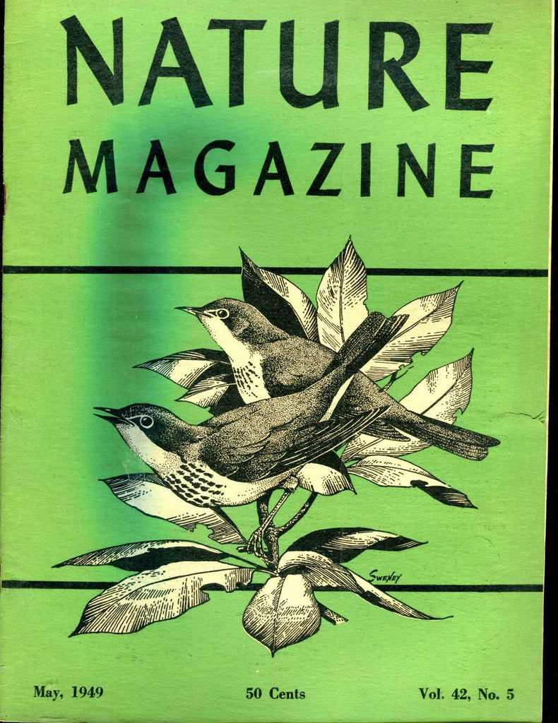 Nature Magazine May 1949 Birds EX ML On Back 011217jhe