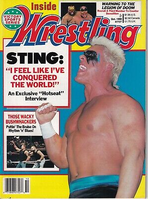 Inside Wrestling Sting The Bushwhackers Legion Of Doom October 1990 022719nonr
