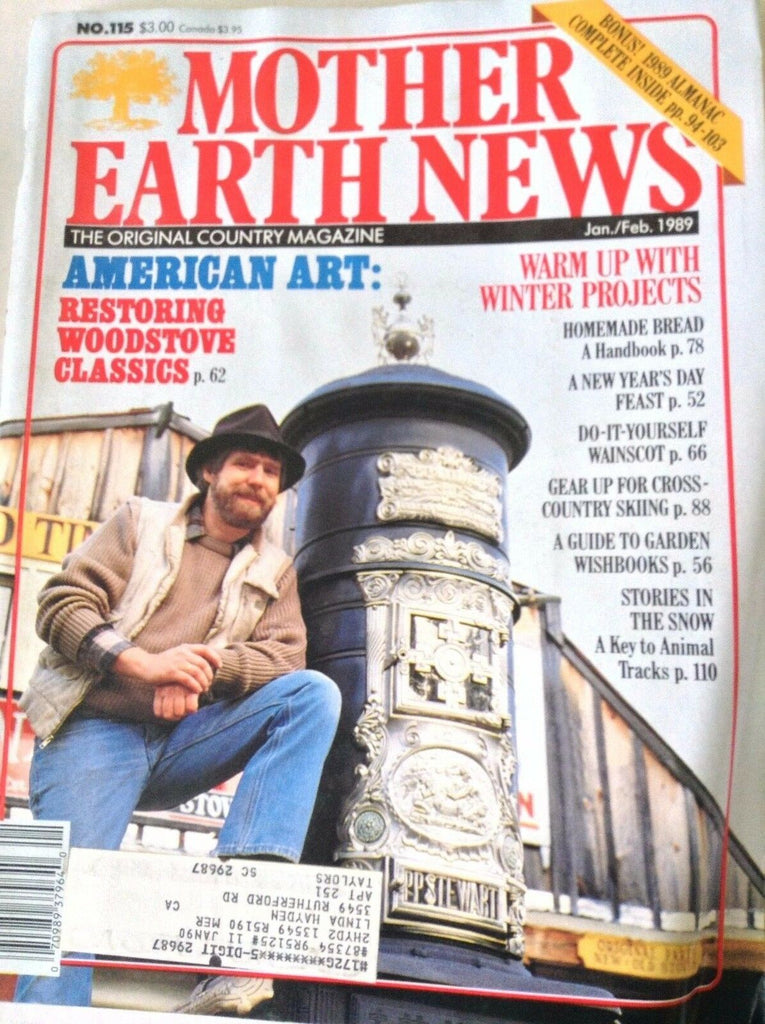 Mother Earth News Magazine Restoring Woodstoves Jan/February 1989 082017nonrh2