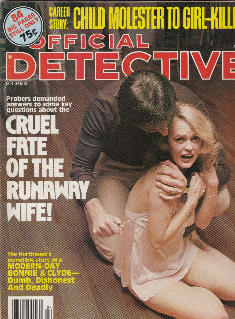 Official Detective Modern Day Bonnie & Clyde April 1980 070319nonr