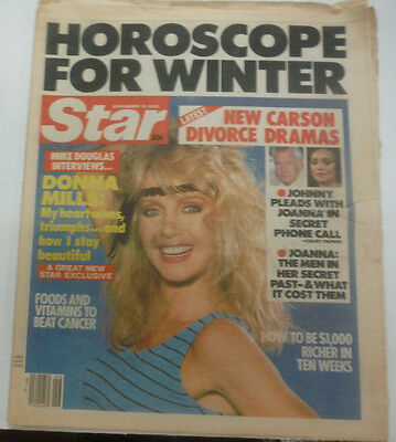 Star Magazine Donna Mills & Johnny Carson November 1983 070715R