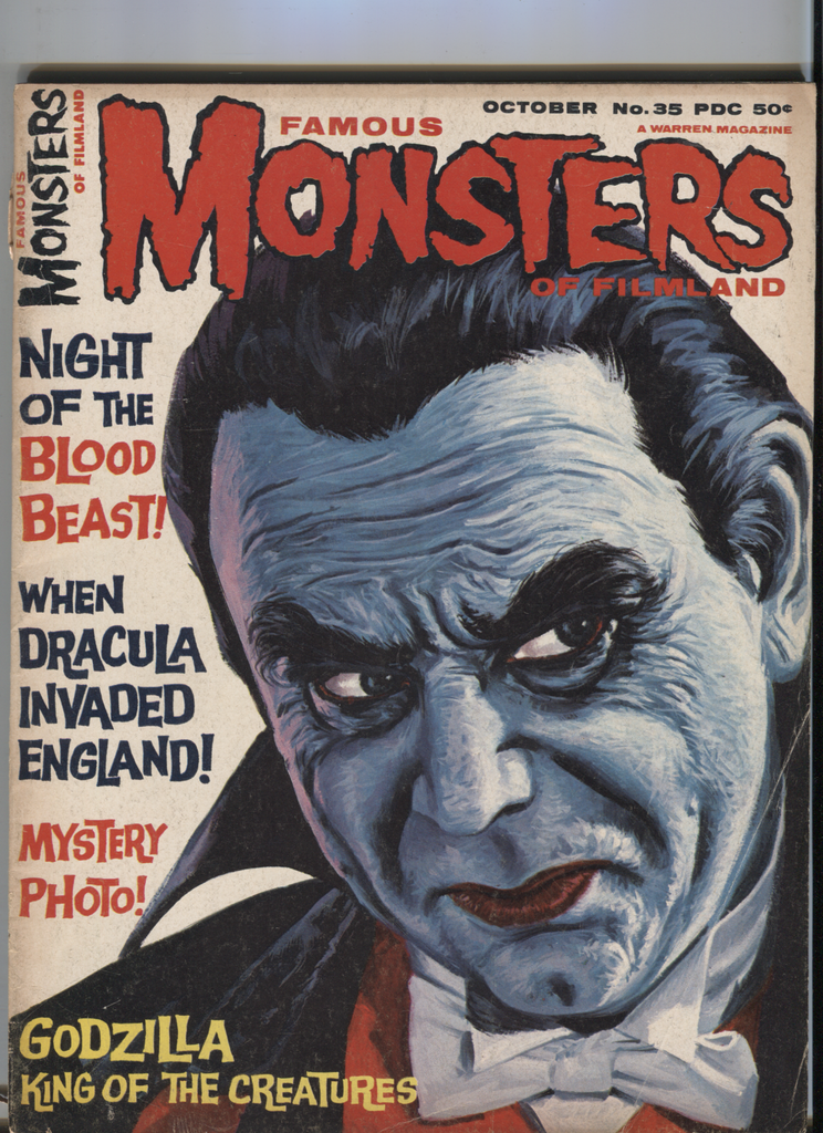Famous Monsters of Filmland No.35 October 1965 Bela Lugosi Godzilla 090820DBT