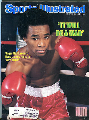 Sports Illustrated Magazine November 24 1980 Sugar Ray Leonard EX 022616jhe