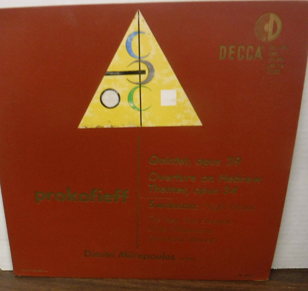 Prokofieff Quintet opus 39 overture on Hebrew Themes opus 34 012718LLE2