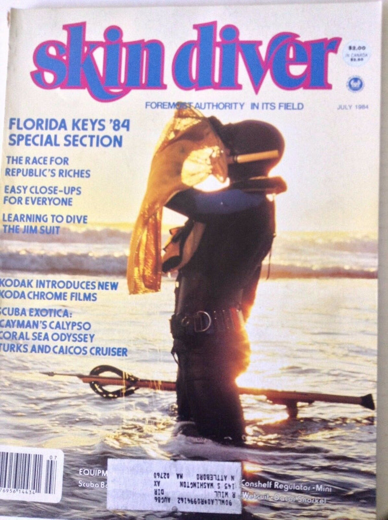 Skin Diver Magazine Florida Keys Section July 1984 090717nonrh