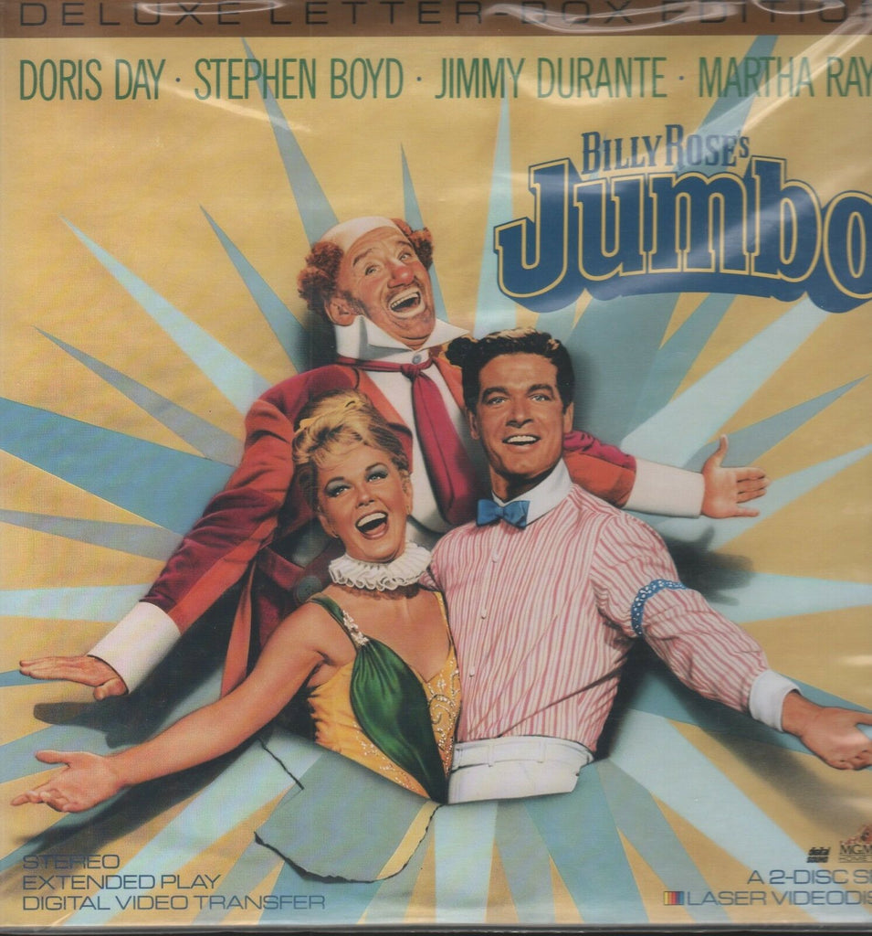 Billy Rose's Jumbo Deluxe Letter Box MGM Extended 1990 Laser Disc 110618AMLD