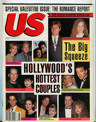Us Magazine February 21 1991 Hollywood's Hottest Couples EX 040516jhe