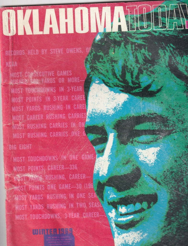 Oklahoma Today Mag Steve Owens NCAA Winter 1969 090419nonr