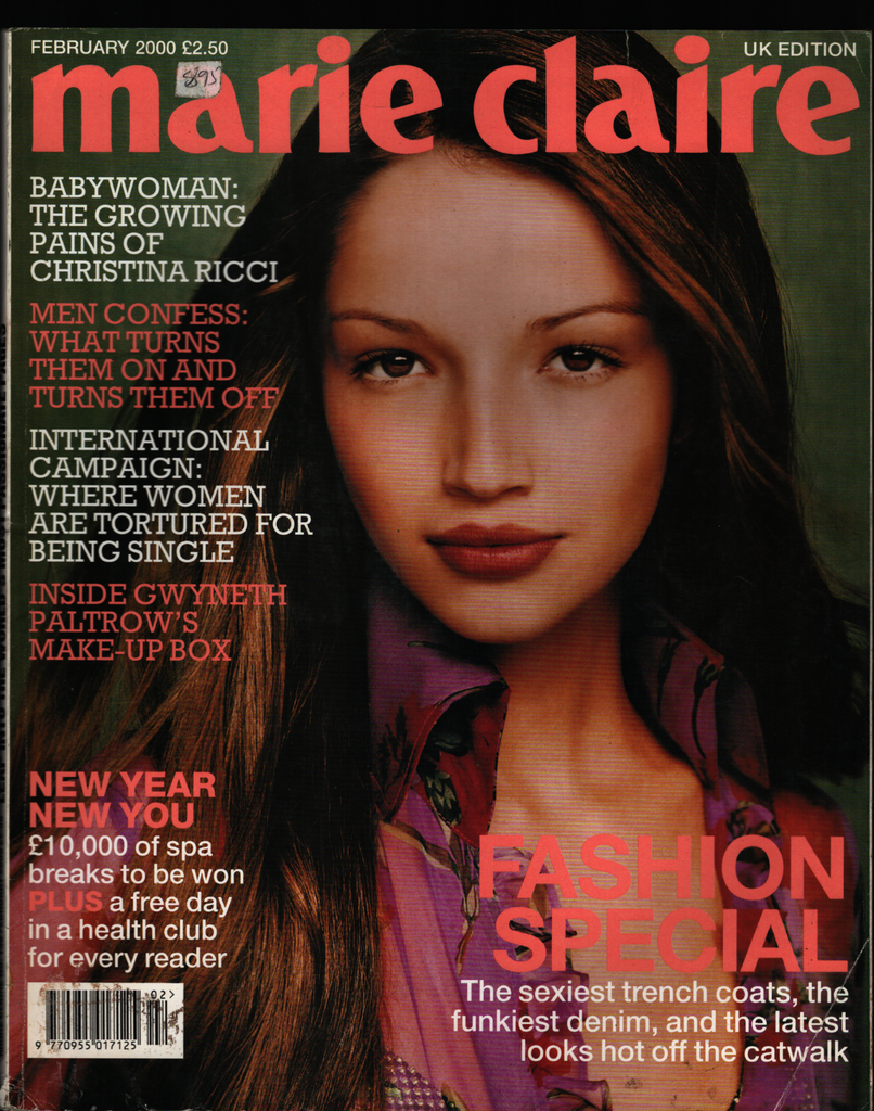 Marie Claire UK Fashion Magazine February 2000 Christina Ricci 021621ame2