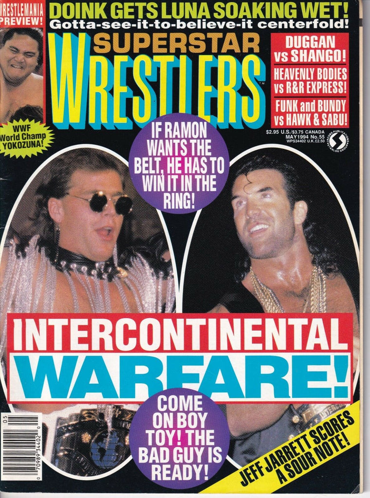 Superstar Wrestlers Magazine Razor Raon Yokozuna May 1994 012919nonr