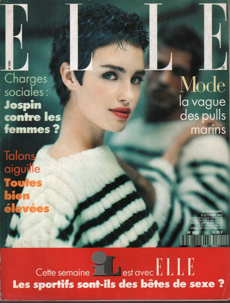 Elle French Fashion Magazine October 6 1997 Kim Basinger Mick Jagger 091120ame2