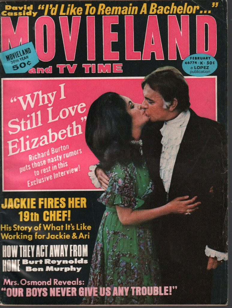 Movieland and TV Time February 1973 Elizabeth Taylor Richard Burton 082520AME