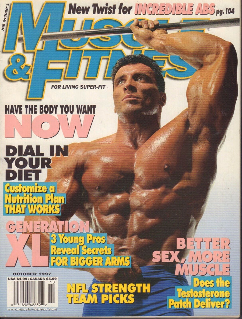 Muscle & Fitness October 1997 Milos Sarcev 082517DBE