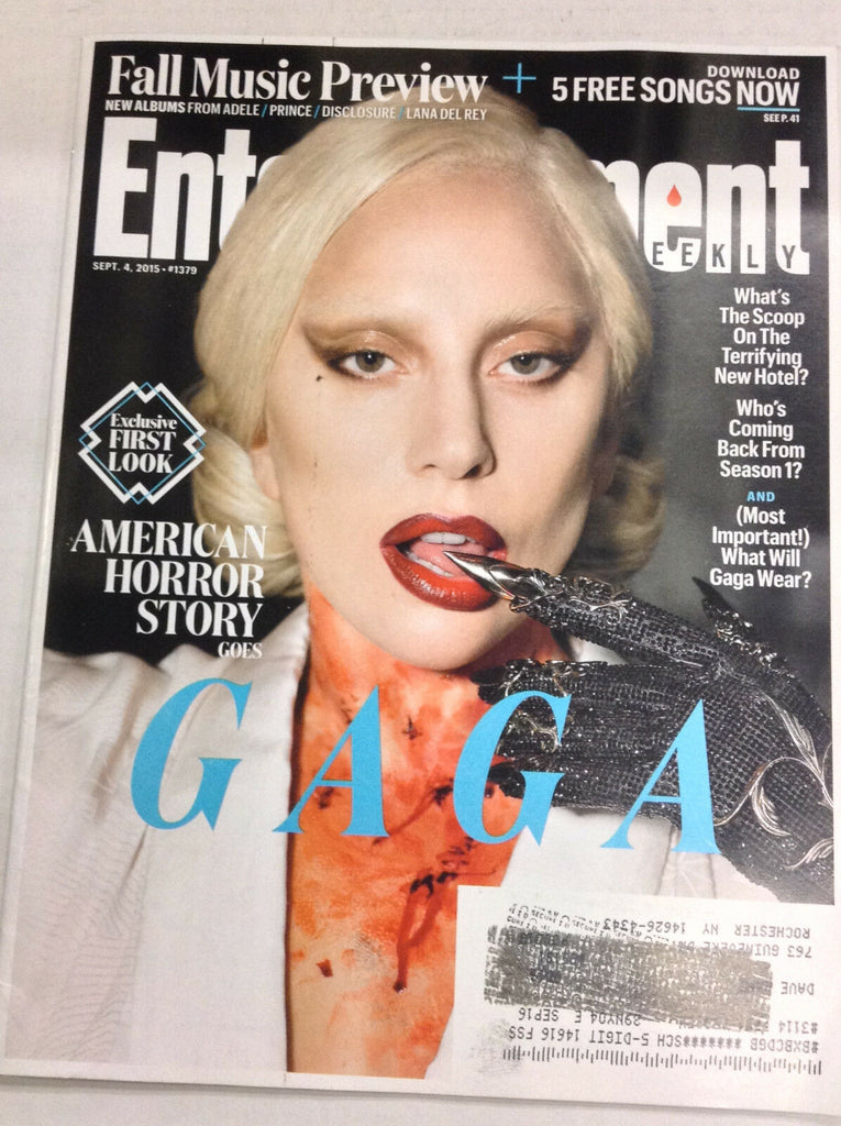 Entertainment Weekly Magazine Lady Gaga September 4, 2015 050317nonr