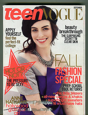 Teen Vogue Magazine September 2007 Anne Hathaway EX 071216jhe