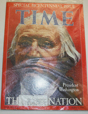 Time Magazine President George Washington September 1976 SEALED 121014R2