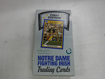 First Edition Notre Dame Trading Cards Collegiate Collection Box & 36 Packs jh24