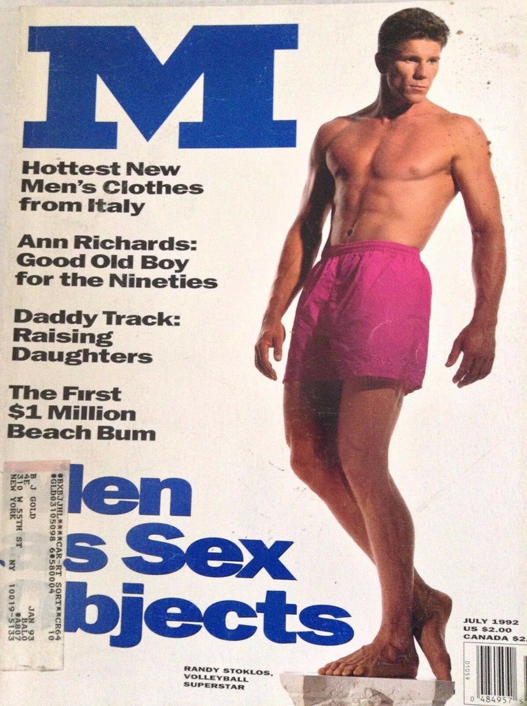 M Magazine Randy Stoklos Volleyball Star July 1992 082417nonrh