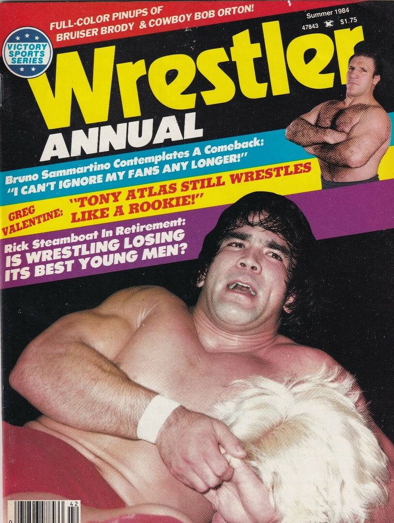 The Wrestler Magazine Annual Bruno Sammartino Tony Atlas Summer 1984 062319nonr