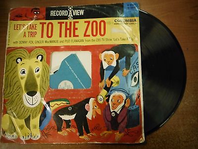 33 RPM Vinyl SonnyFoxLet's take A Trip To the Zoo Columbia Record V8507 042415SM