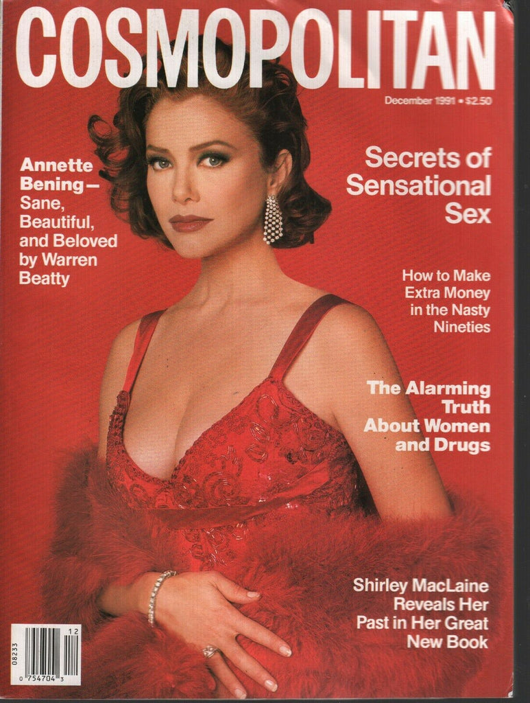 Cosmopolitan December 1991 Shirley MacLaine Annette Bening 021020AME