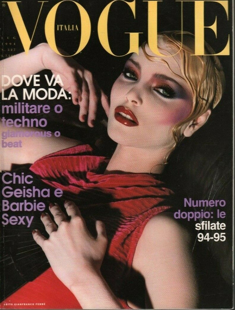 Vogue Italia July 1994 Abito Gianfranco Ferre Nadja Auermann 031020AME
