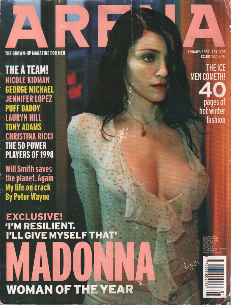 Arena January February 1999 Madonna George Michael P Diddy Tony Adams 040620DBE