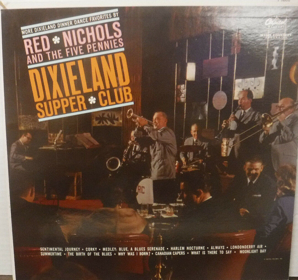 Red Nichols and the five pennies Dixieland Supper Club vinyl T-1665 012018LLE