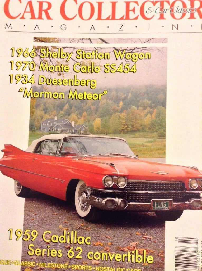 Car Collector Magazine 1966 Shelby Station Wagon October 1991 031318nonrh