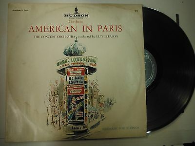 33 RPM Vinyl Gershwin American in Paris Hudson 218 121514KME