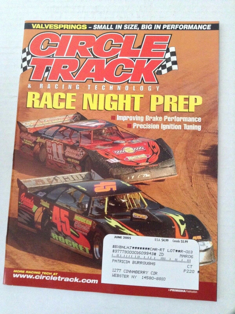 Circle Track Magazine Race Night Prep Brake Performance June 2005 040517NONRH
