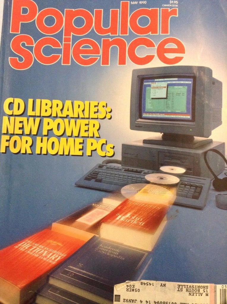 Popular Science Magazine CD Libraries May 1990 121517nonrh