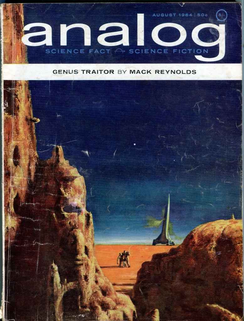 Analog Magazine Science Fact Fiction Magazine Aug. 1964 ACC No ML 050917nonjhe