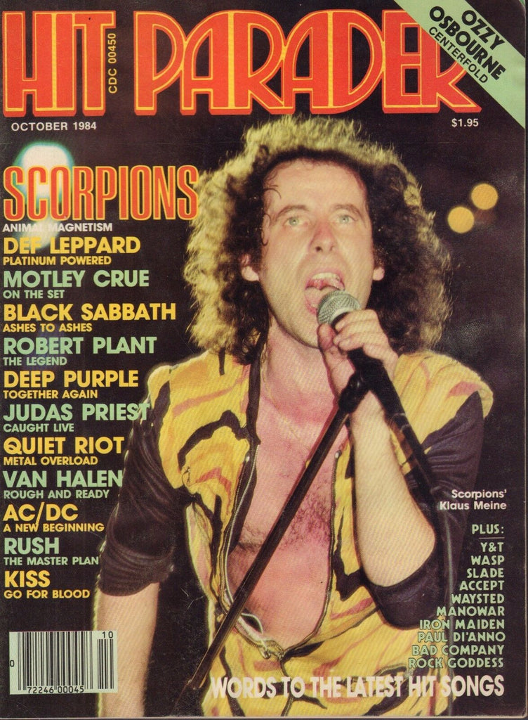 Hit Parader October 1984 Scorpions, Def Leppard, Motley Crue 050317nonDBE