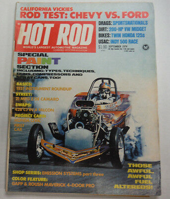 Hot Rod Magazine Test Instrument Roundup September 1974 NO ML 050615R