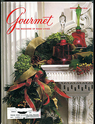 Gourmet Magazine December 1989 EX 062916jhe