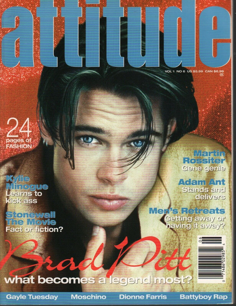 Attitude UK Gay Interest Vol 1 #6 Brad Pitt Kylie Minogue 031120AME2