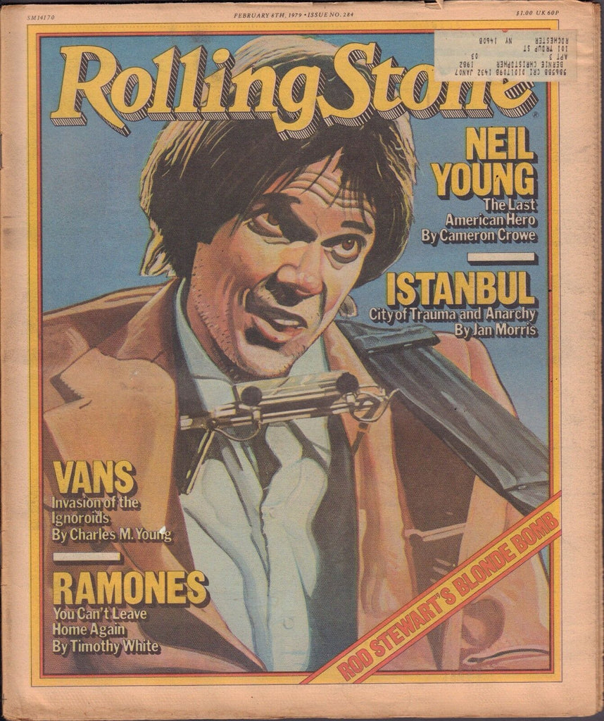 Rolling Stone February 8 1979 Neil Young, Vans, Ramones w/ML 121616DBE